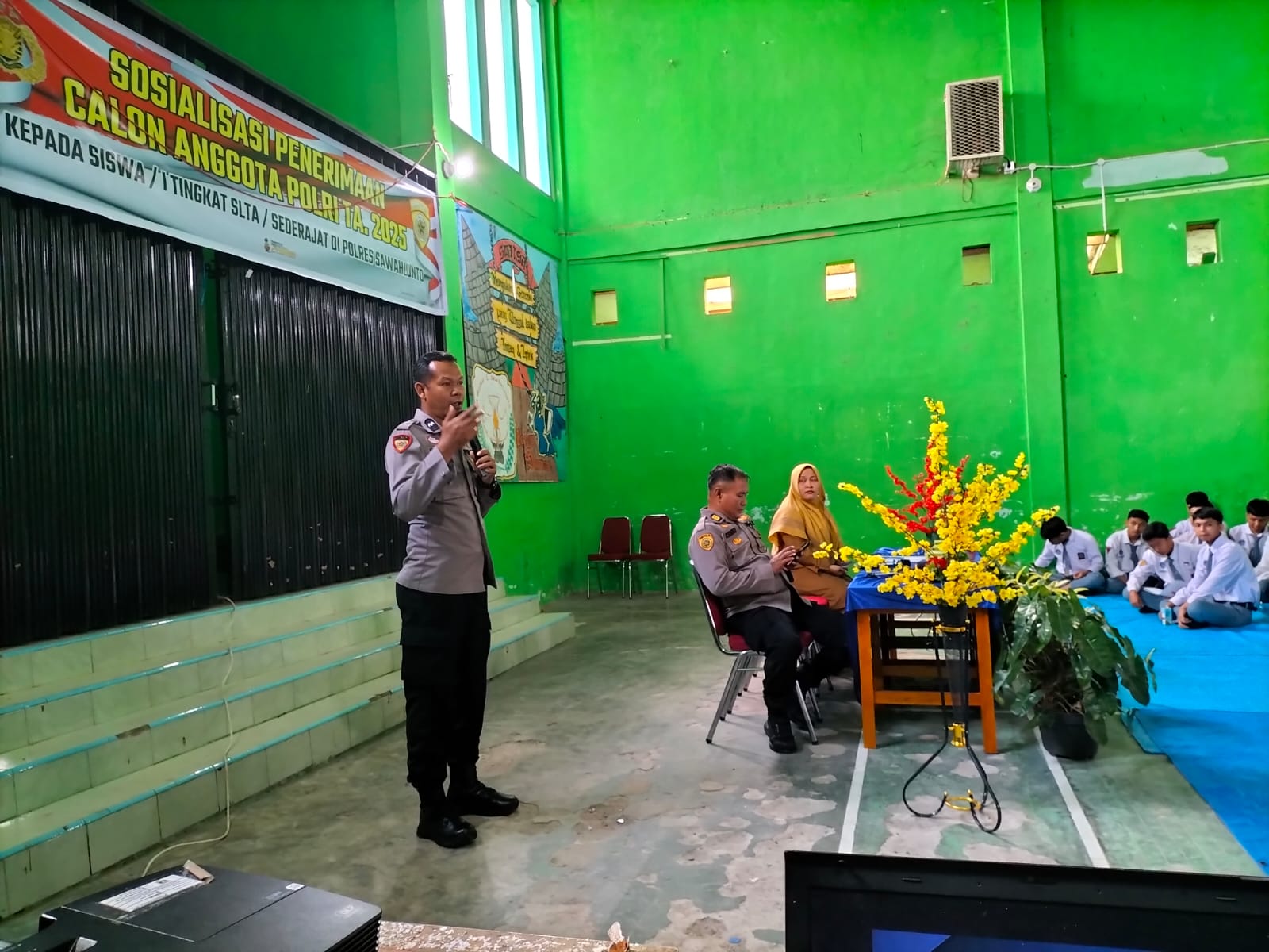 Bag SDM Polres Sawahlunto Sosialisasikan Penerimaan Calon Anggota Polri TA. 2025