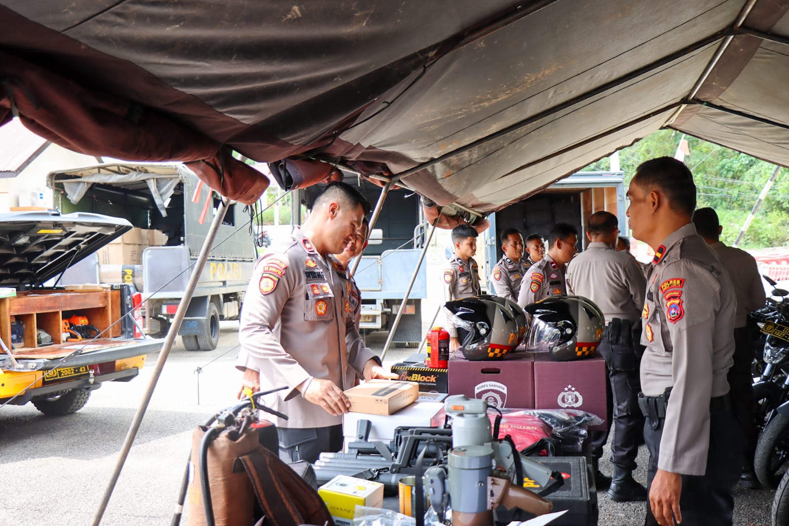 Dit Samapta Polda Sumbar Lakukan Supervisi Fungsi Teknis Sabhara Di Polres Sawahlunto