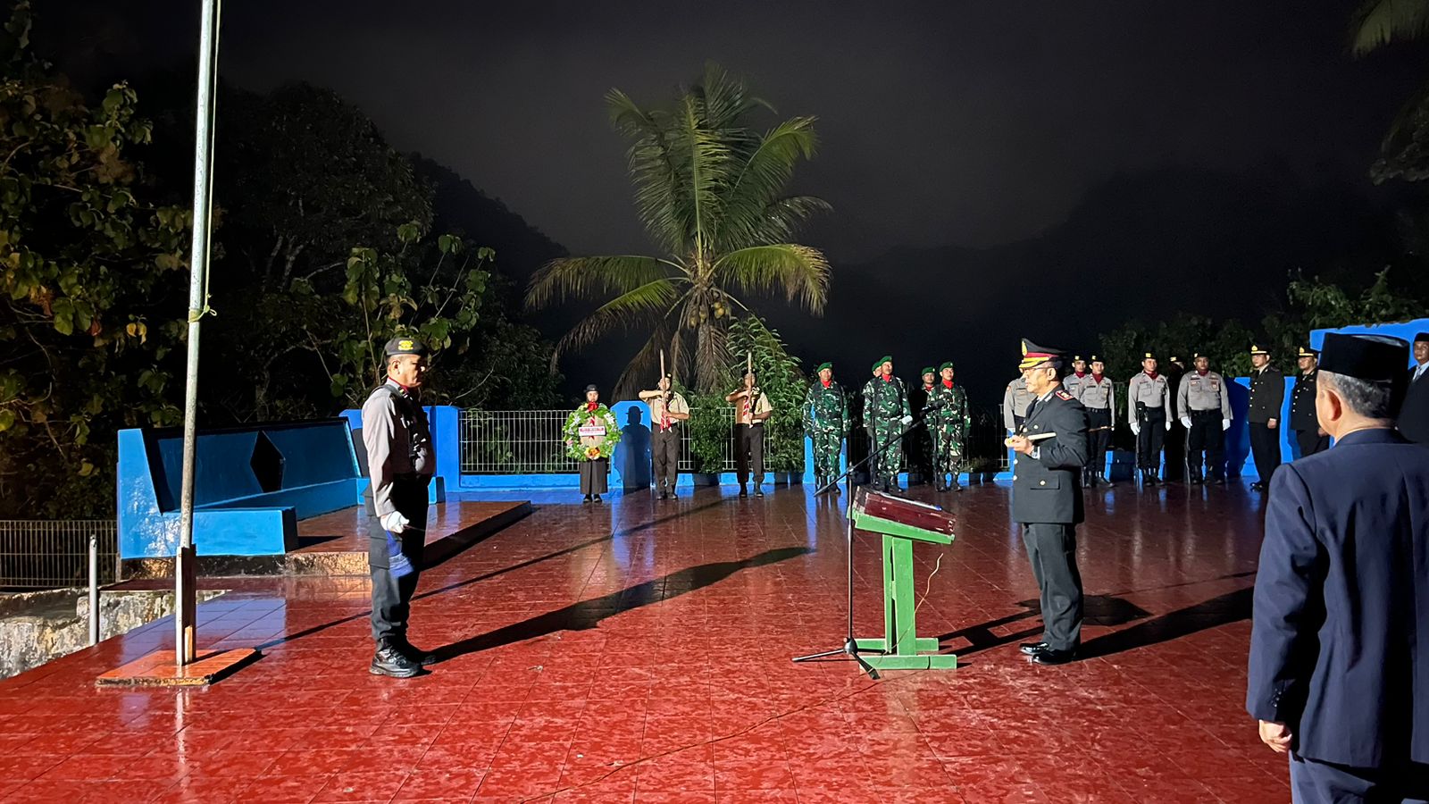 Kapolres Sawahlunto Pimpin Upacara Apel Kehormatan dan Renungan Suci dalam Rangka HUT Kemerdekaan RI ke-79 Tahun 2024