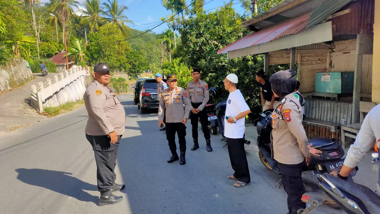 Wujudkan Pilkada Aman, Personil OMP Polres Sawahlunto Laksanakan Pengamanan Kampanye