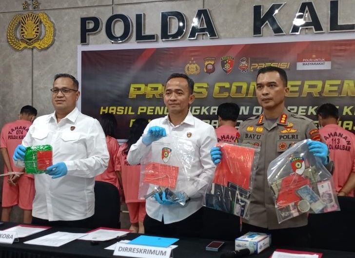 Tegas Berantas Premanisme : Polda Kalbar Ungkap 232 Kasus Kriminal, Satu Orang Ditangkap Atas Kepemilikan Senpi Rakitan.*